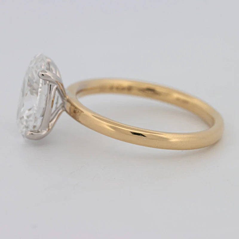 Klassieke Ovale Solitaire Ring