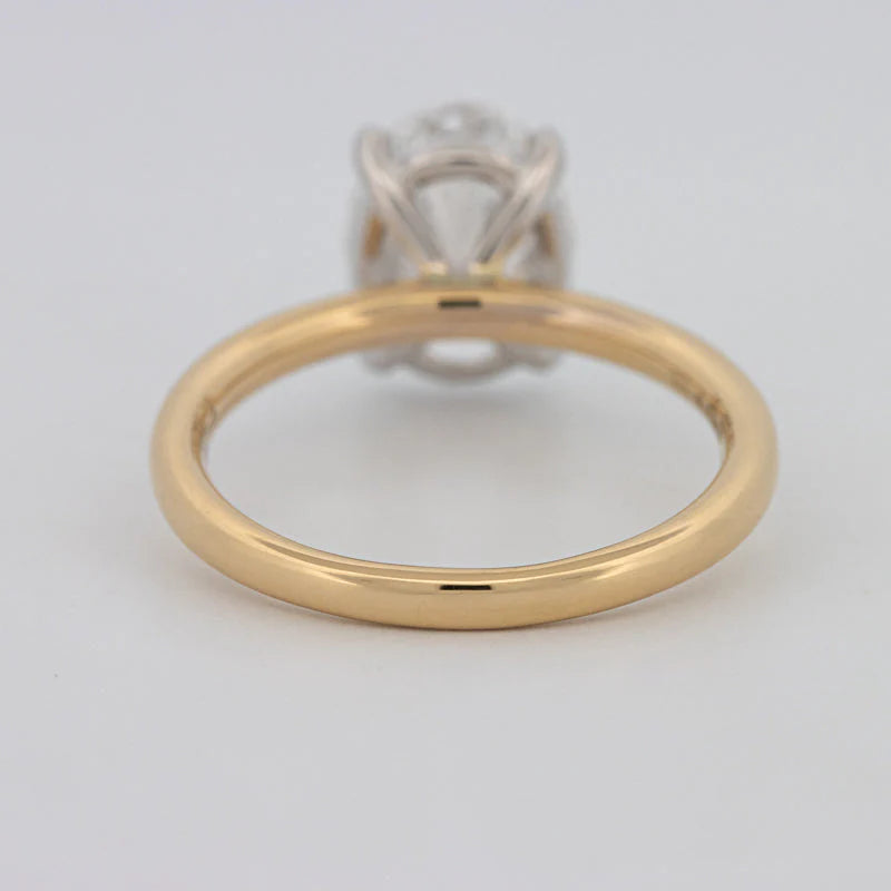 Klassieke Ovale Solitaire Ring