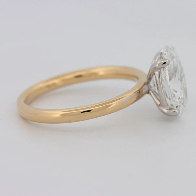Klassieke Ovale Solitaire Ring