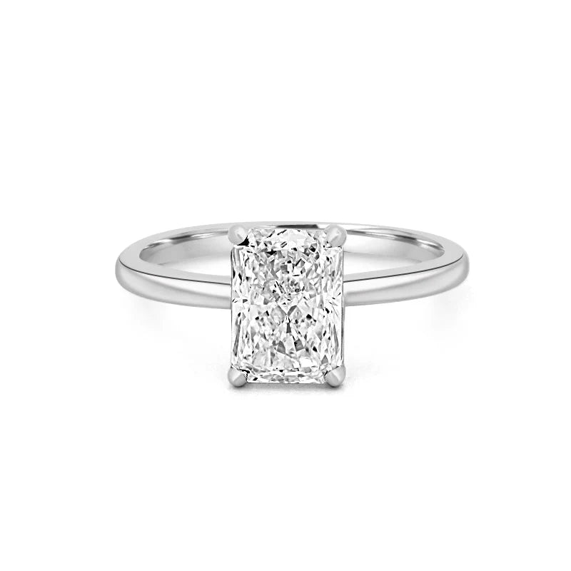 Klassieke Radiant Cut Solitaire Ring 1,30 ct