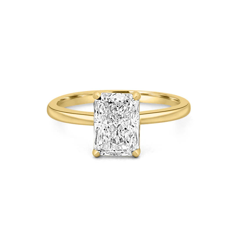 Klassieke Radiant Cut Solitaire Ring 1,30 ct