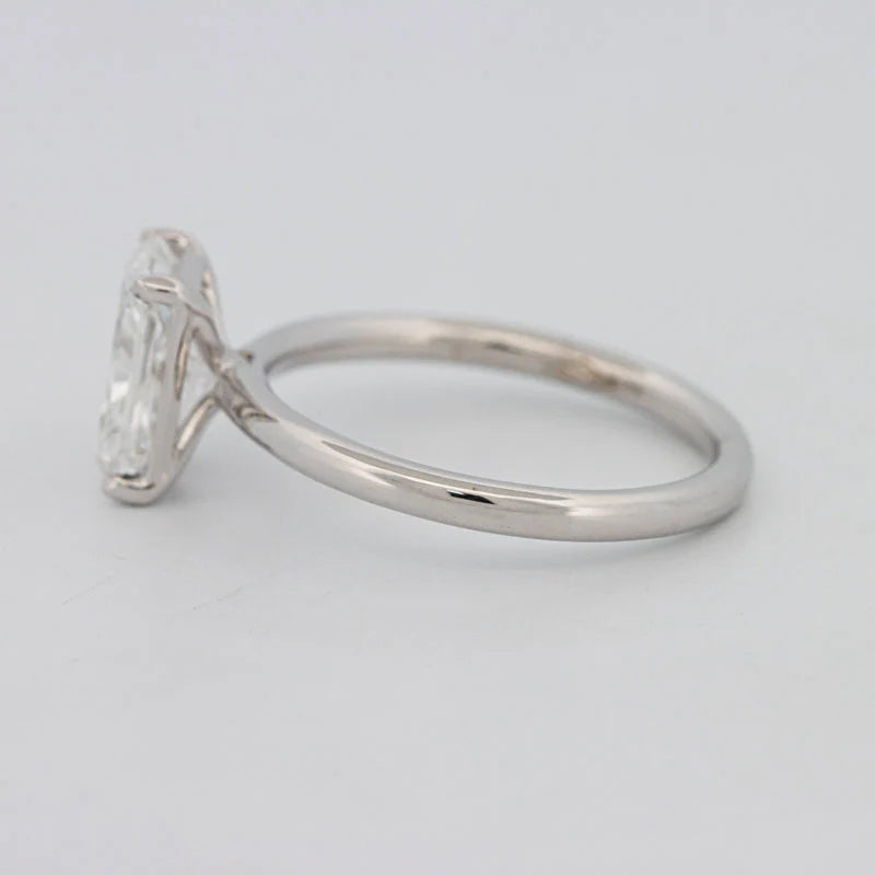 Klassieke Radiant Cut Solitaire Ring 1,30 ct